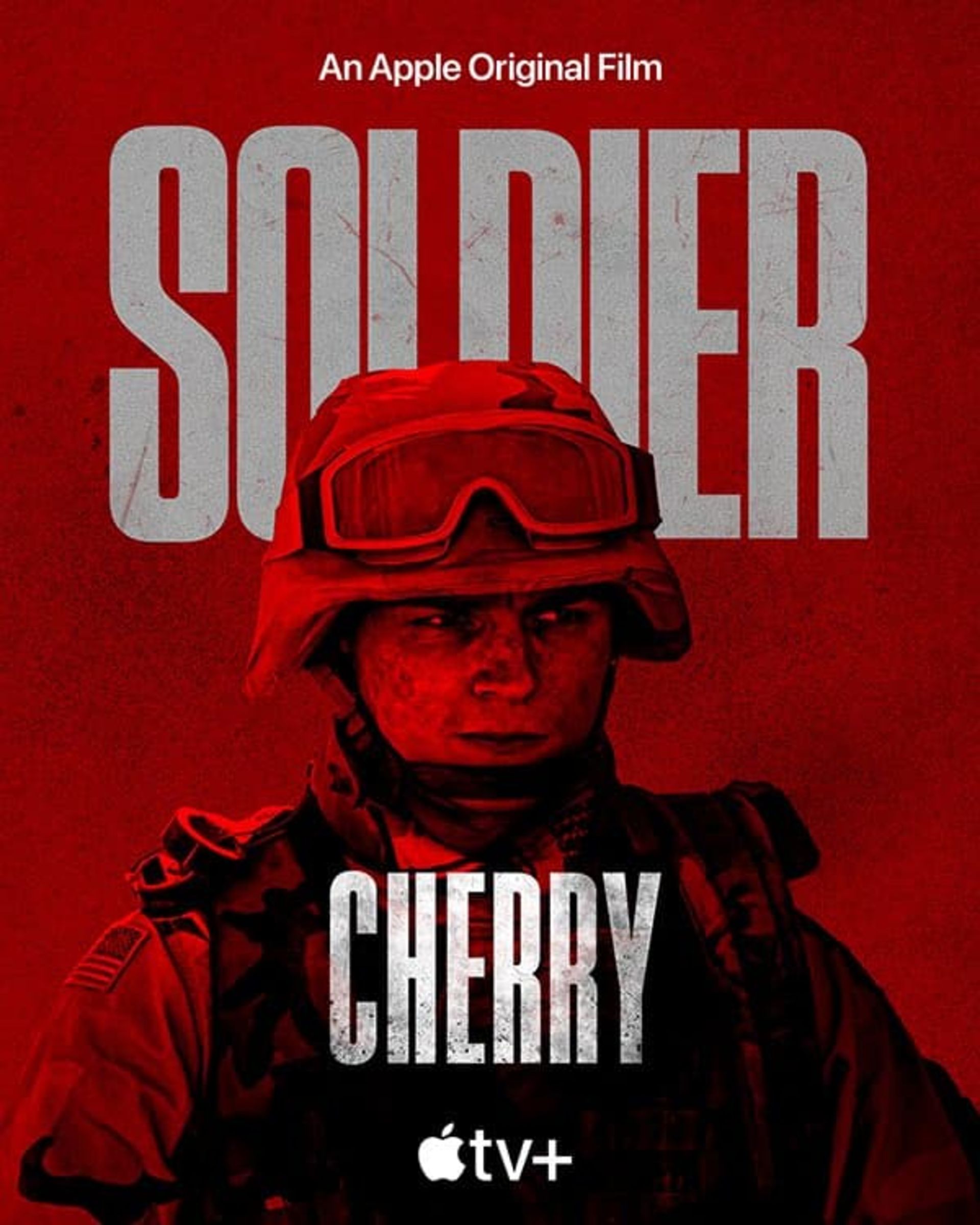 تام هالند در نقش نیکو واکر در دوره سربازی در پوستر جدید فیلم Cherry