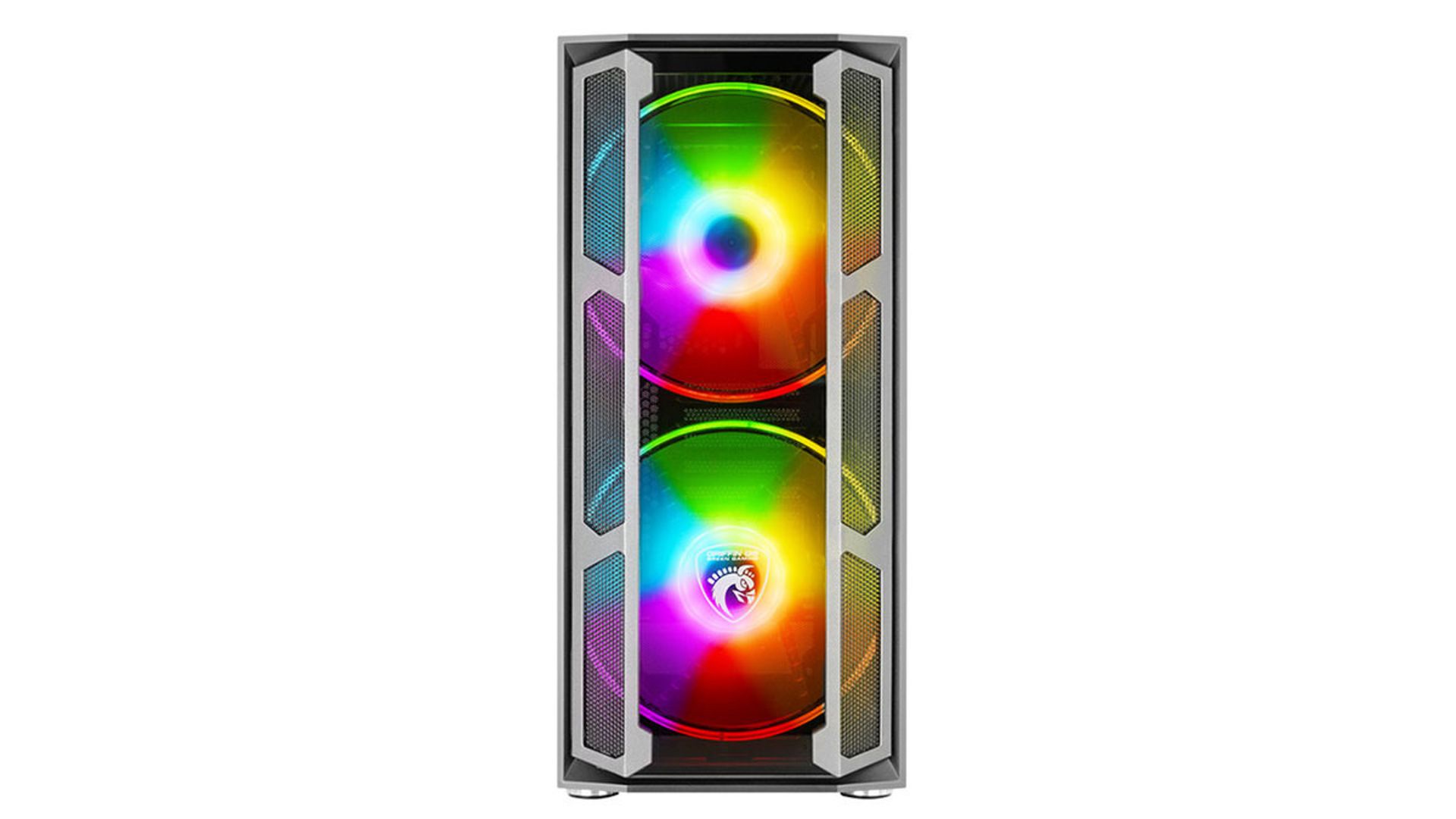 کیس گیمینگ گرین Griffin G6 از روبرو