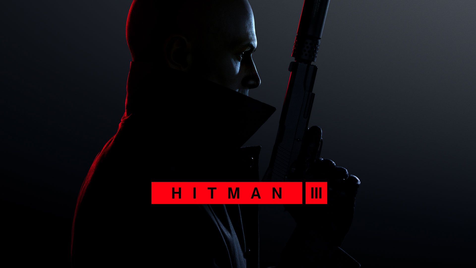 مأمور 47 در حالت نیم‌رخ در Hitman 3