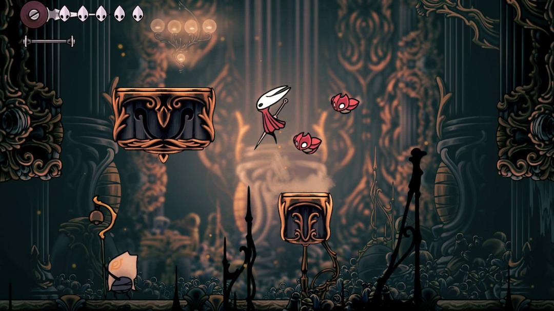 استفاده هورنت از یارهای کمکی در بازی Hollow Knight: Silksong