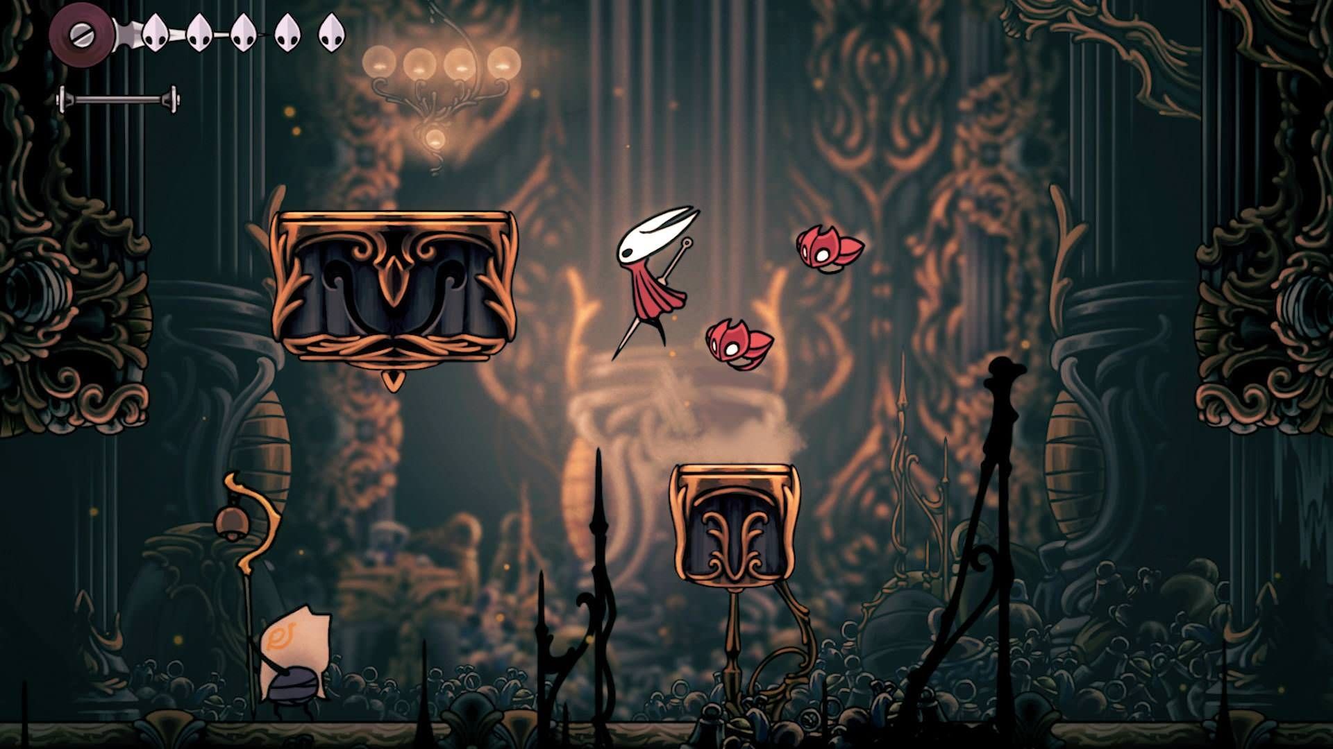 استفاده هورنت از یارهای کمکی در بازی Hollow Knight: Silksong