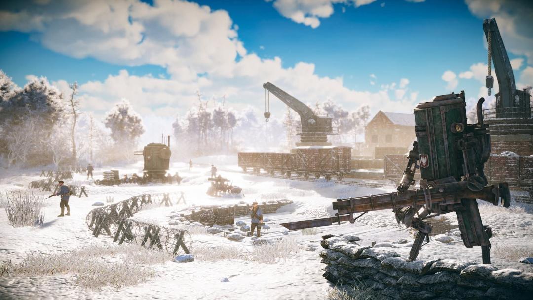 مرحله برفی بازی Iron Harvest