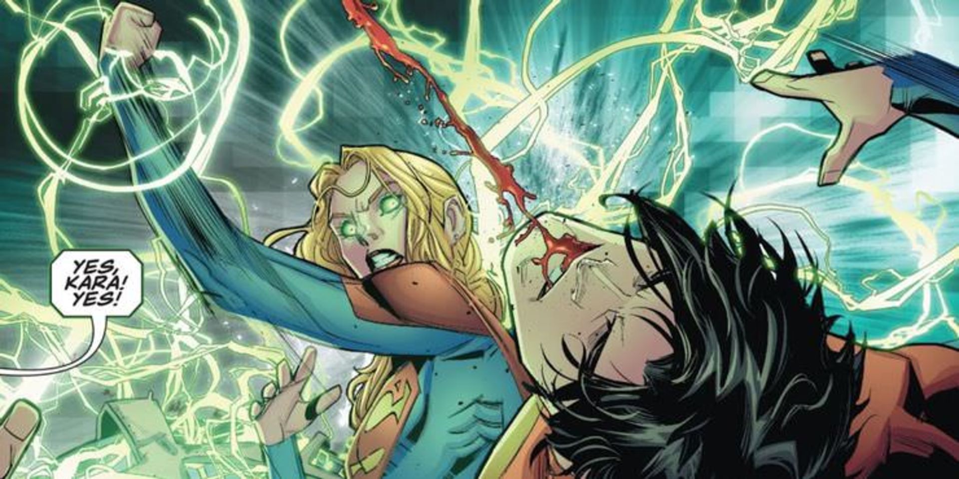 کارا در حال کتک زدن جان کنت تحت تاثیر nirodhium