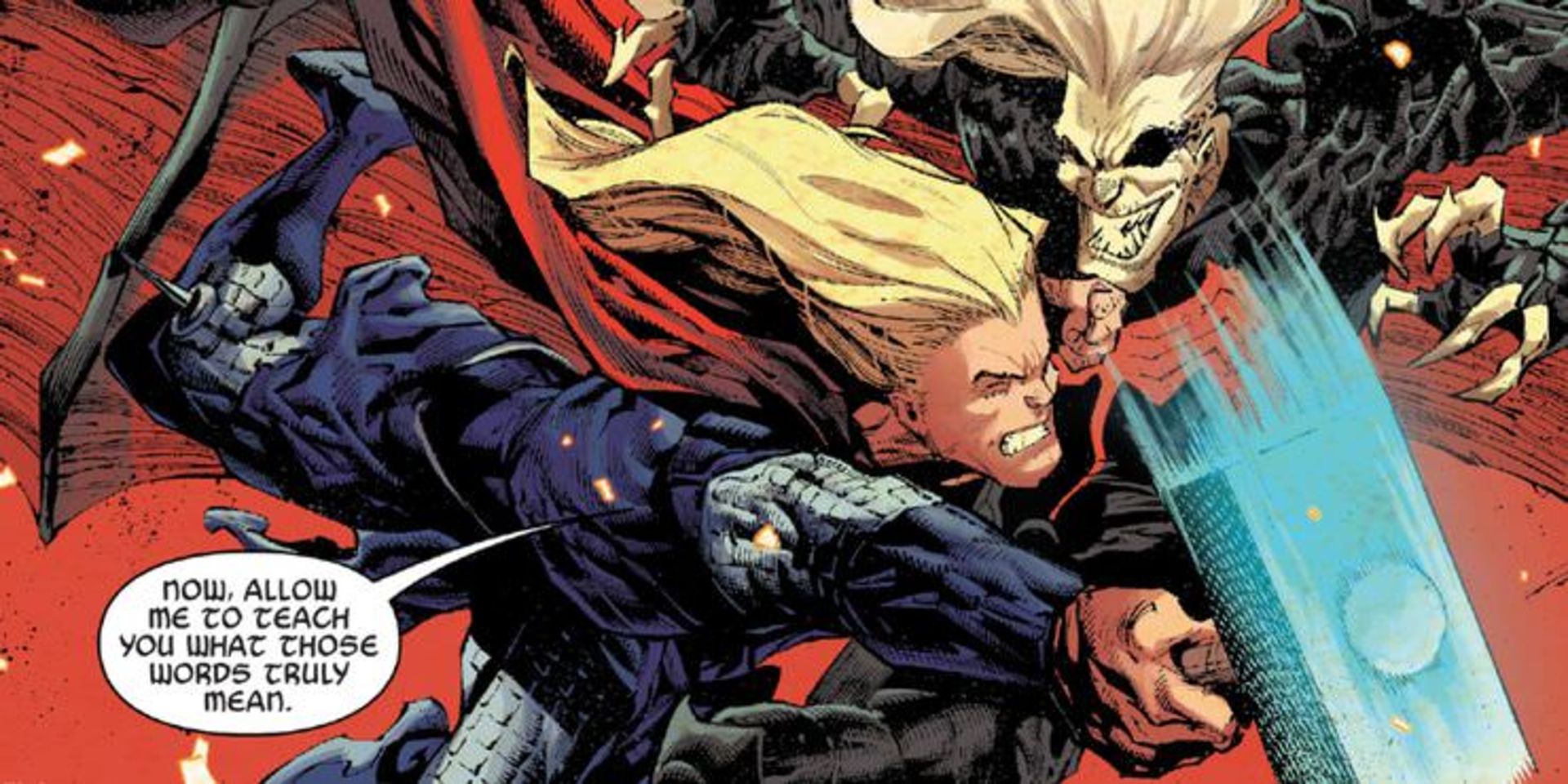 شخصیت ثور در حال مبارزه با خدای تاریکی/نال