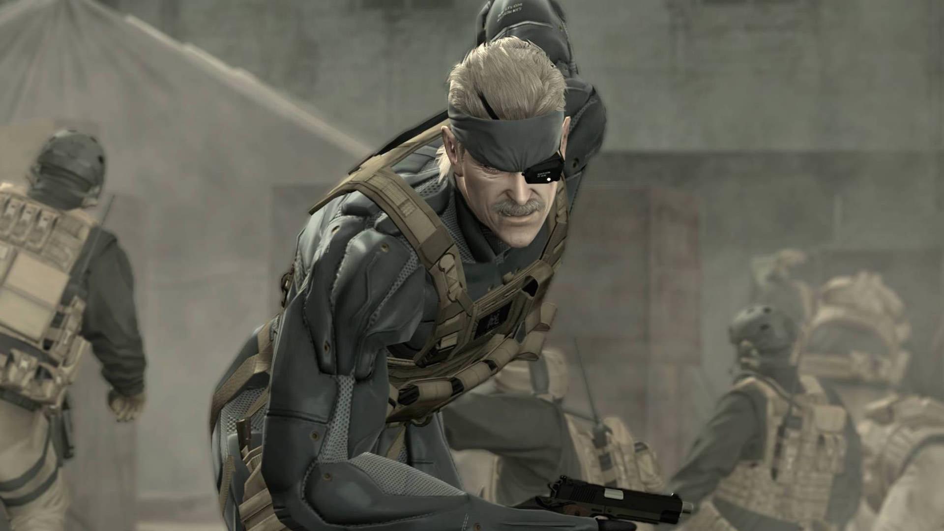 solid snake در بازی metal gear solid 4
