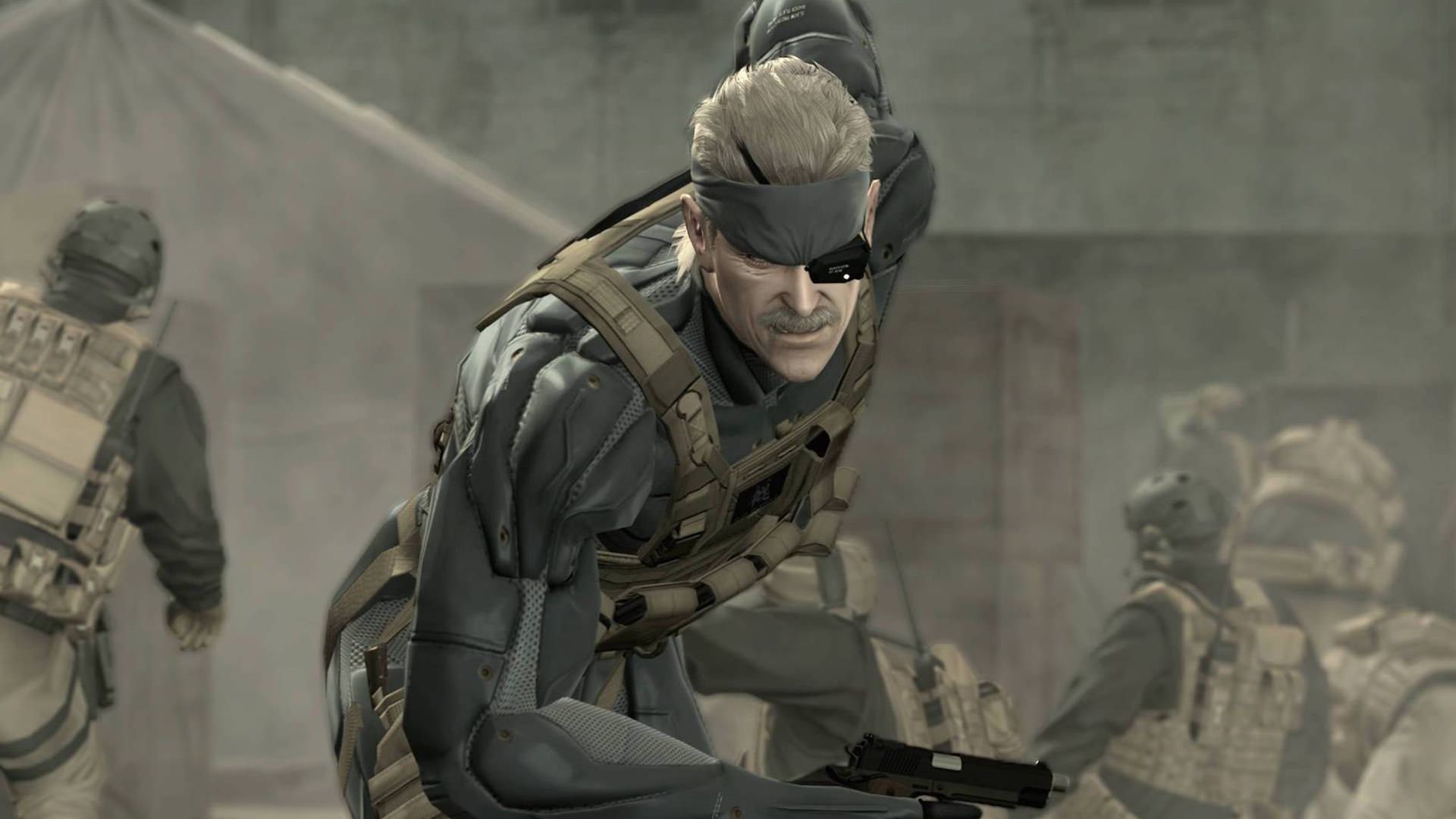 solid snake در بازی metal gear solid 4