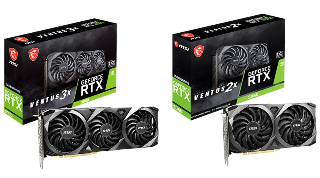 MSI Geforce Ventus کارت گرافیک های 