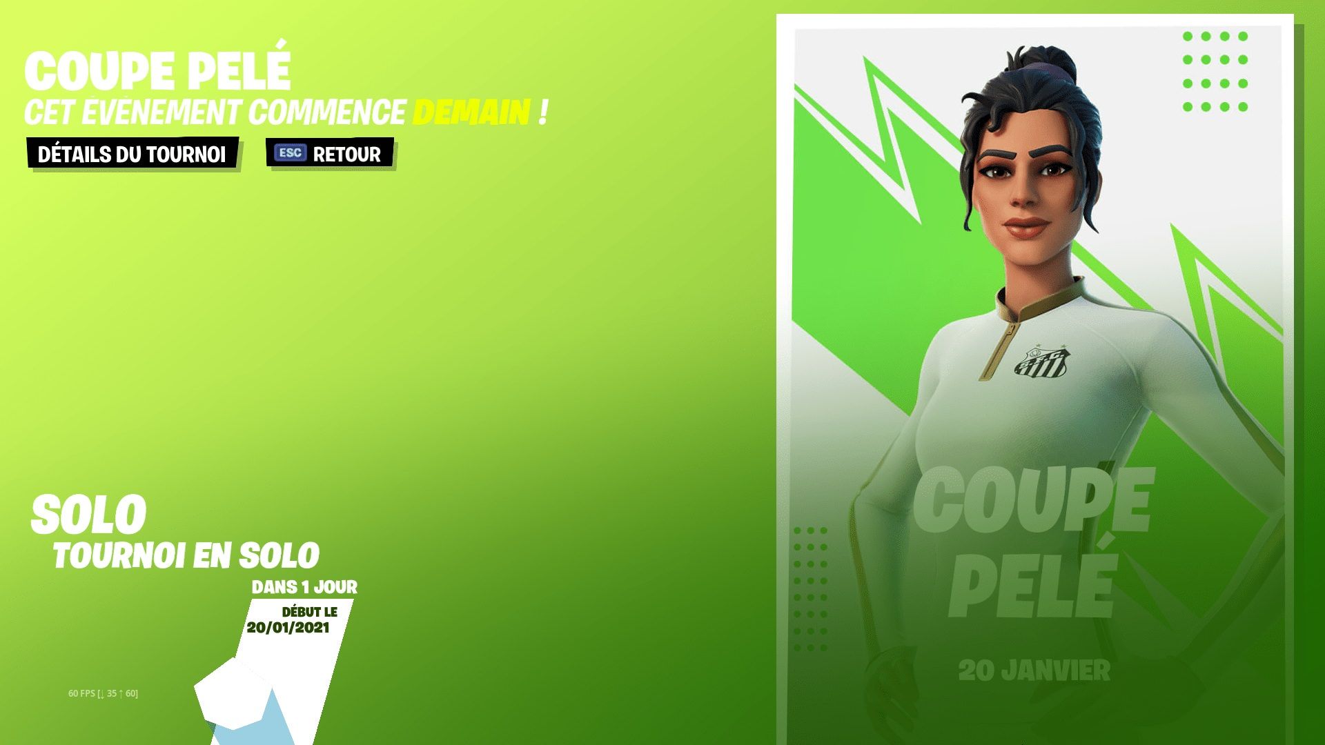 رویداد فوتبالی بازی فورتنایت