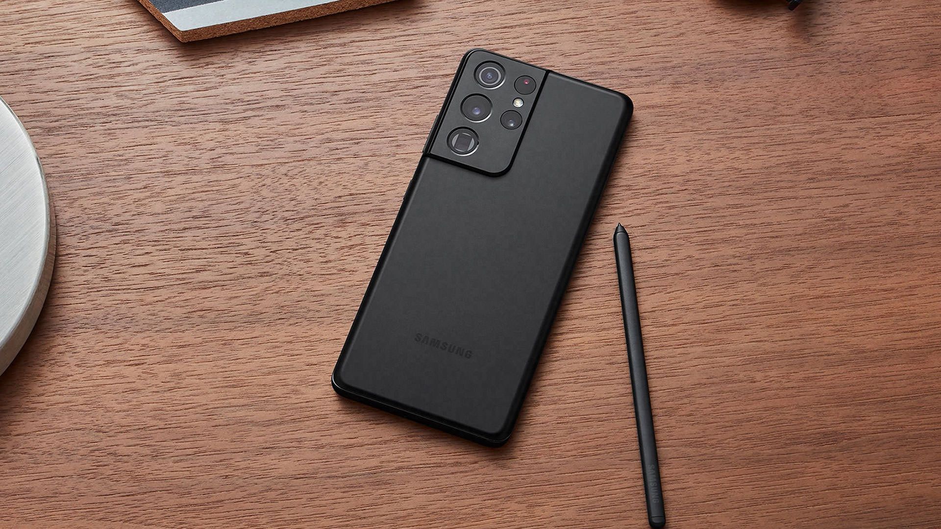 گلکسی S21 اولترا رنگ مشکی دوربین و قلم S Pen