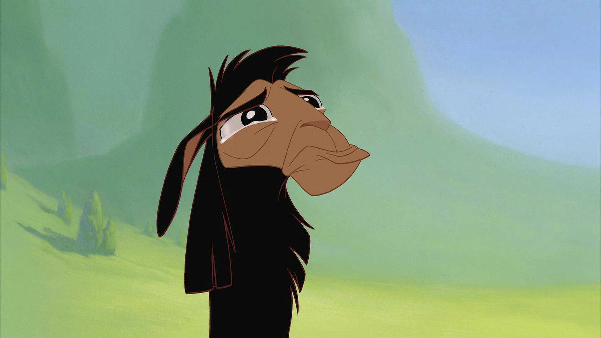انیمیشن The Emperor's New Groove و اشک های لاما در محیط سرسبز