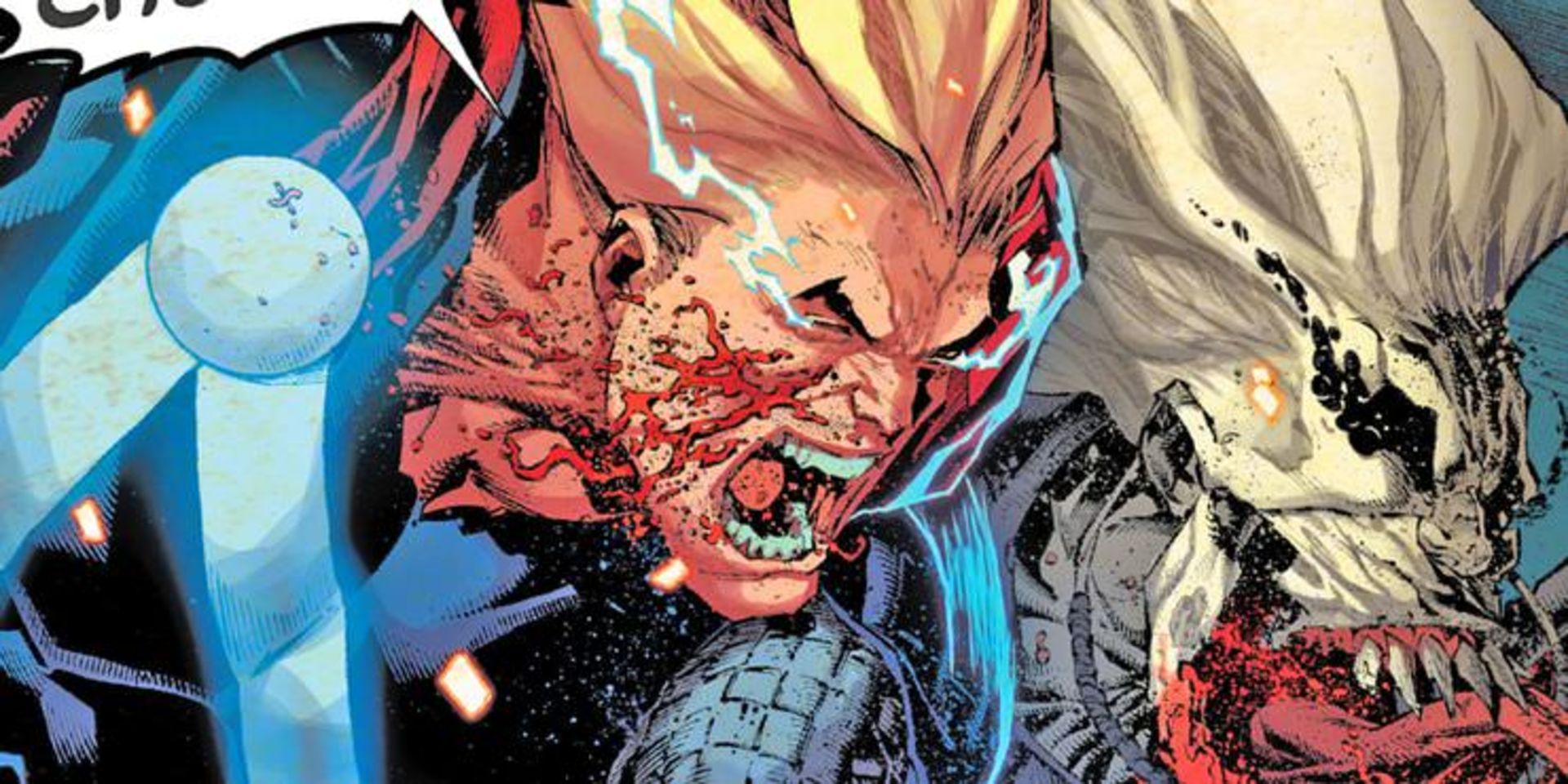 ثور در حال فریاد زدن در کنار نال، خدای تاریکی