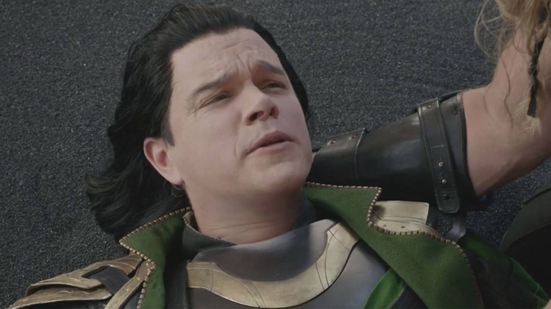 مت دیمون در نقش لوکی تقلبی در در فیلم Thor: Ragnarok