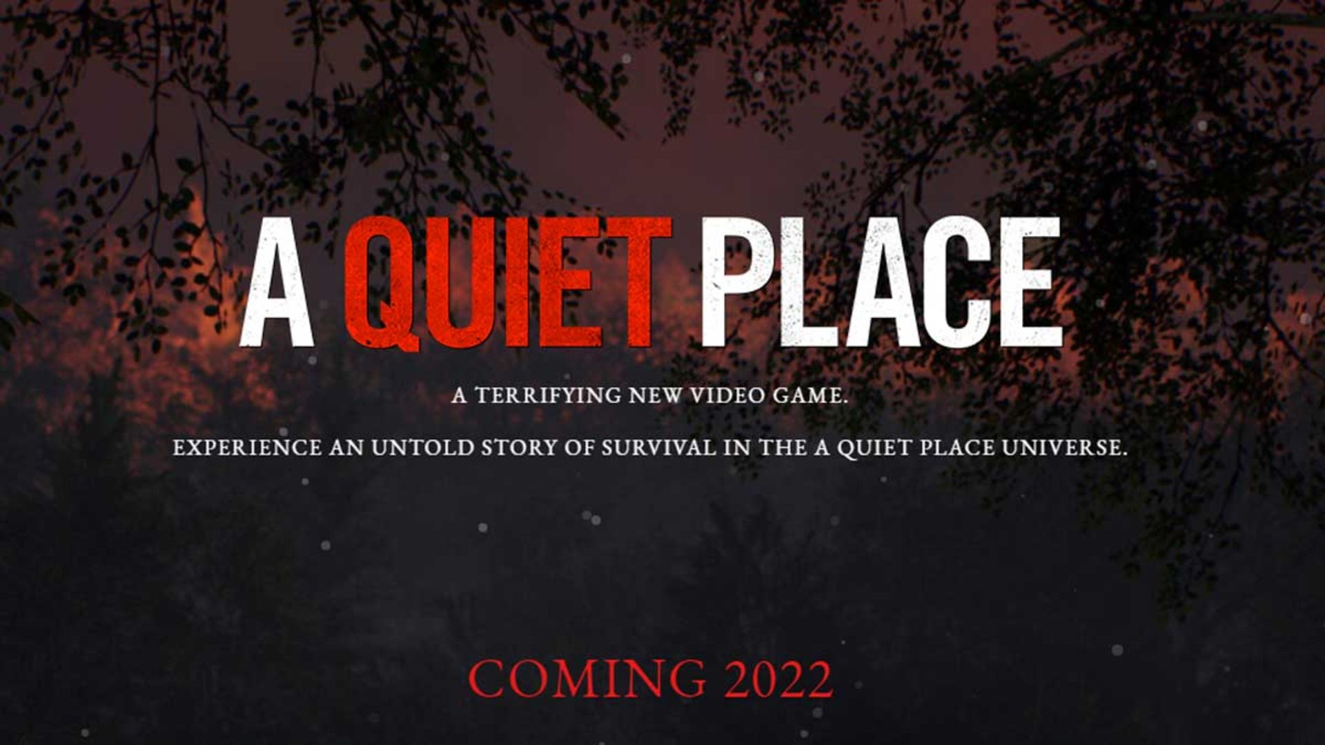 بازی A Quiet Place، جریان‌یافته در جهان مجموعه فیلم ترسناک یک مکان ساکت