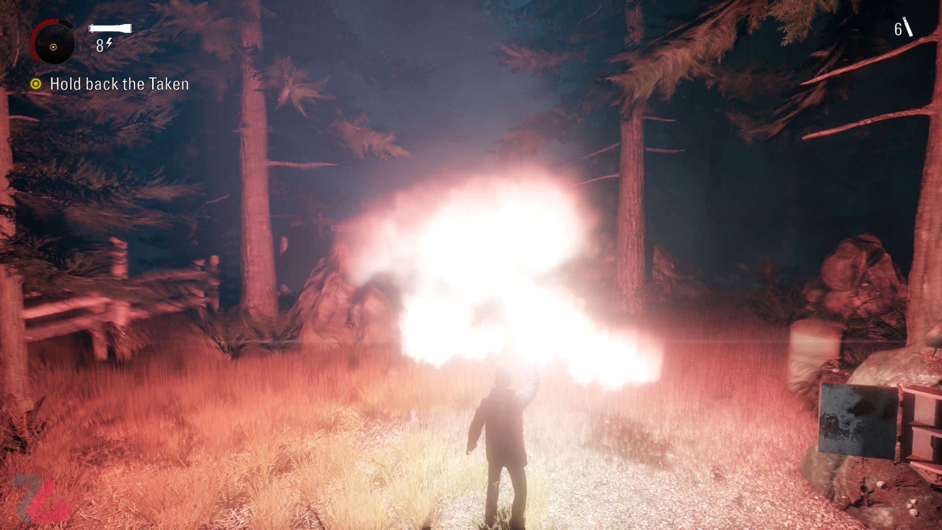 مبارزه با دشمنان در Alan Wake Remastered