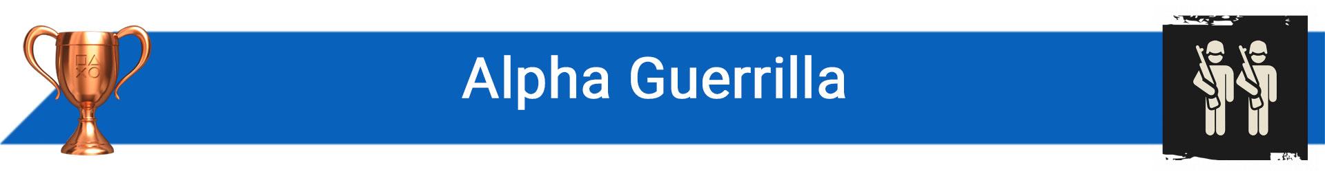 تروفی Alpha Guerrilla