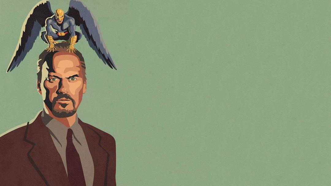 مایکل کیتون در کاور فیلم Birdman