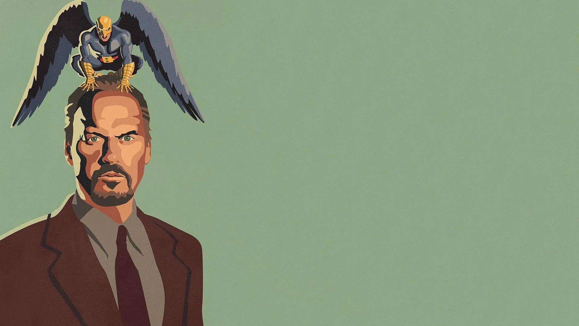 مایکل کیتون در کاور فیلم Birdman