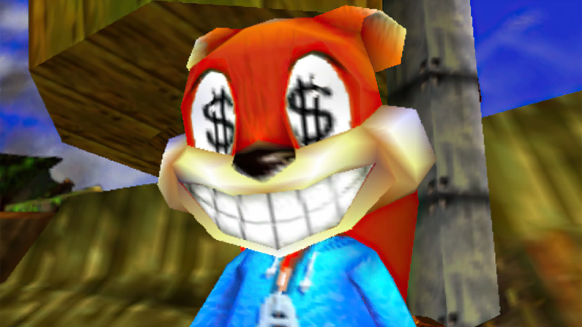 کاراکتر کانکر از بازی Conker's bad fur day