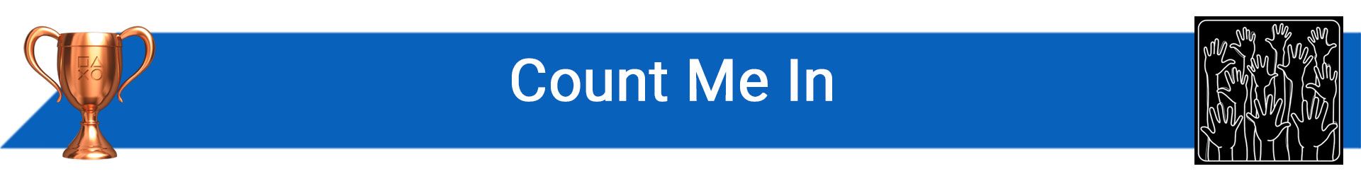 تروفی Count Me In