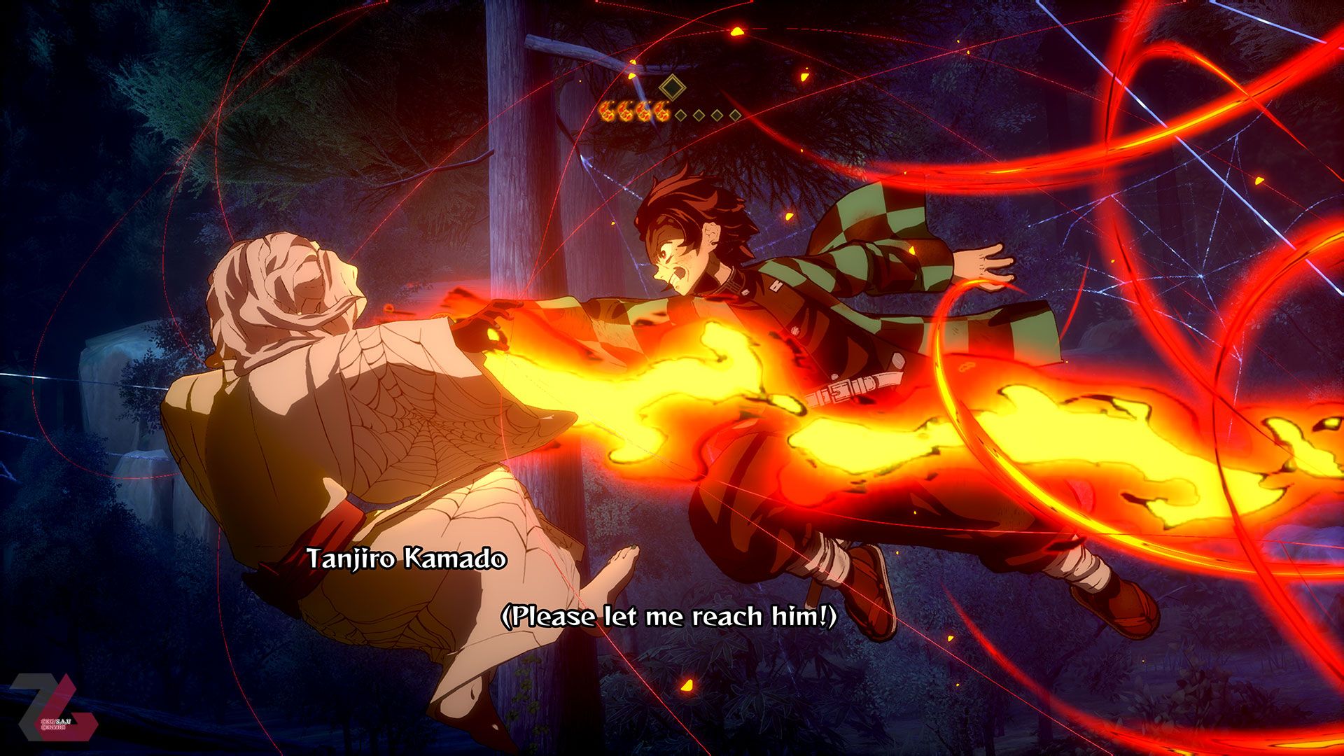 دکمه‌زنی‌های Demon Slayer: Kimetsu no Yaiba