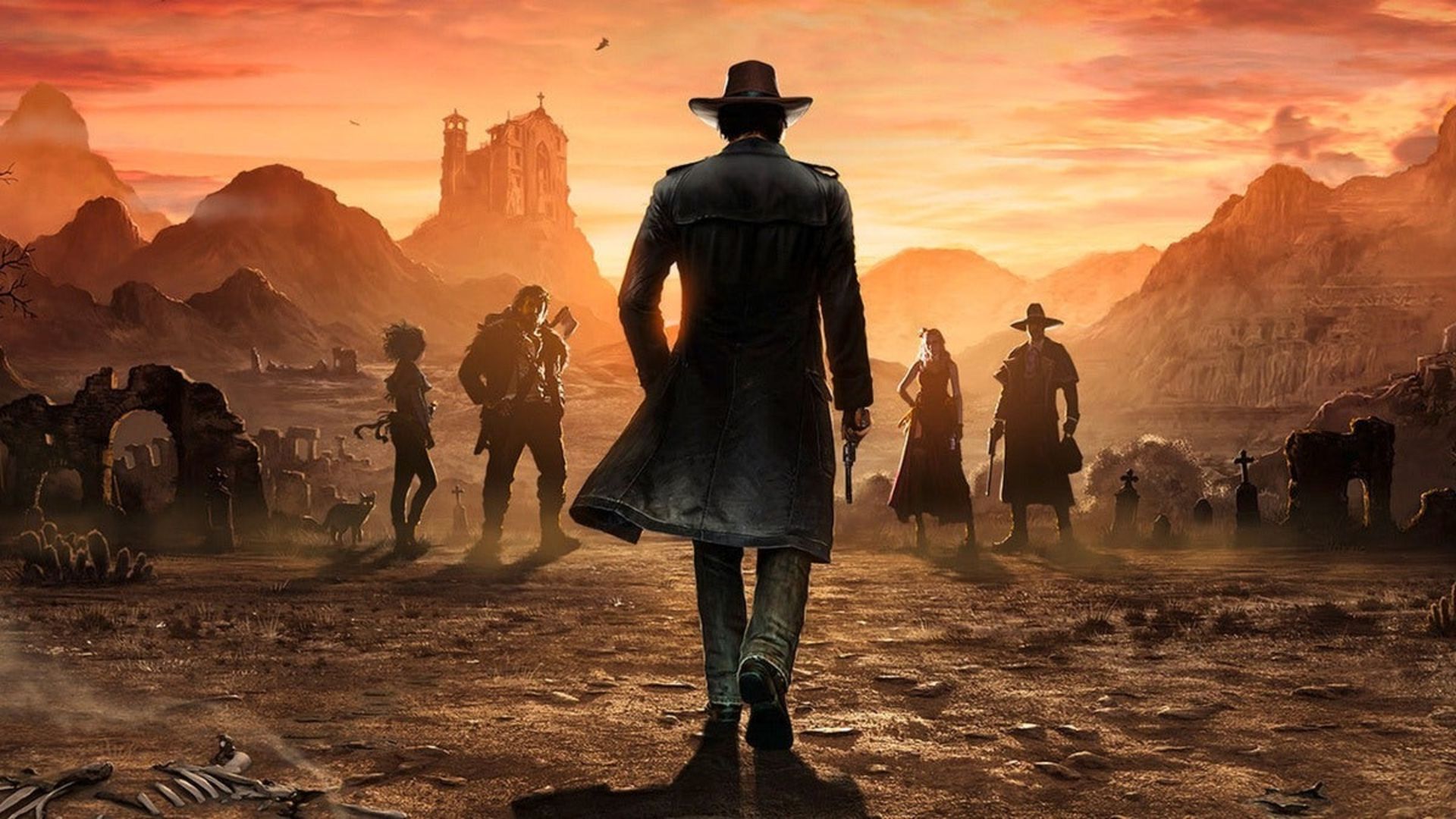 کابوی مشغول قدم زدن در غرب وحشی بازی Desperados III