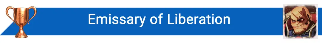 تروفی Emissary of Liberation