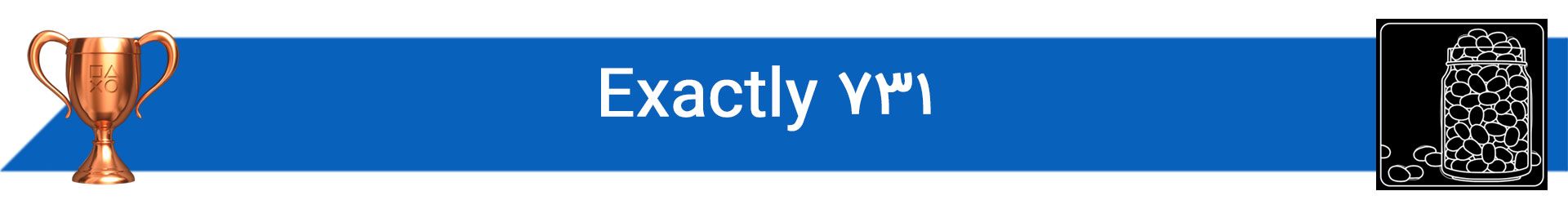 تروفی Exactly 731