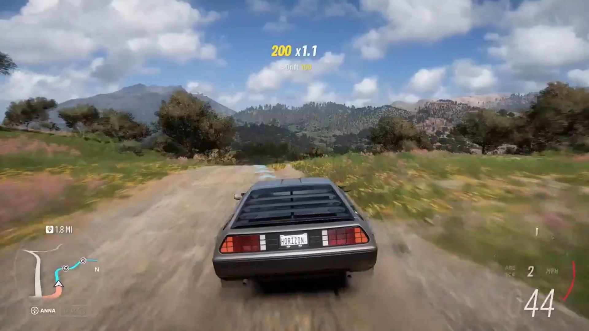 ماشین فیلم‌های بازگشت به آینده در بازی Forza Horizon 5