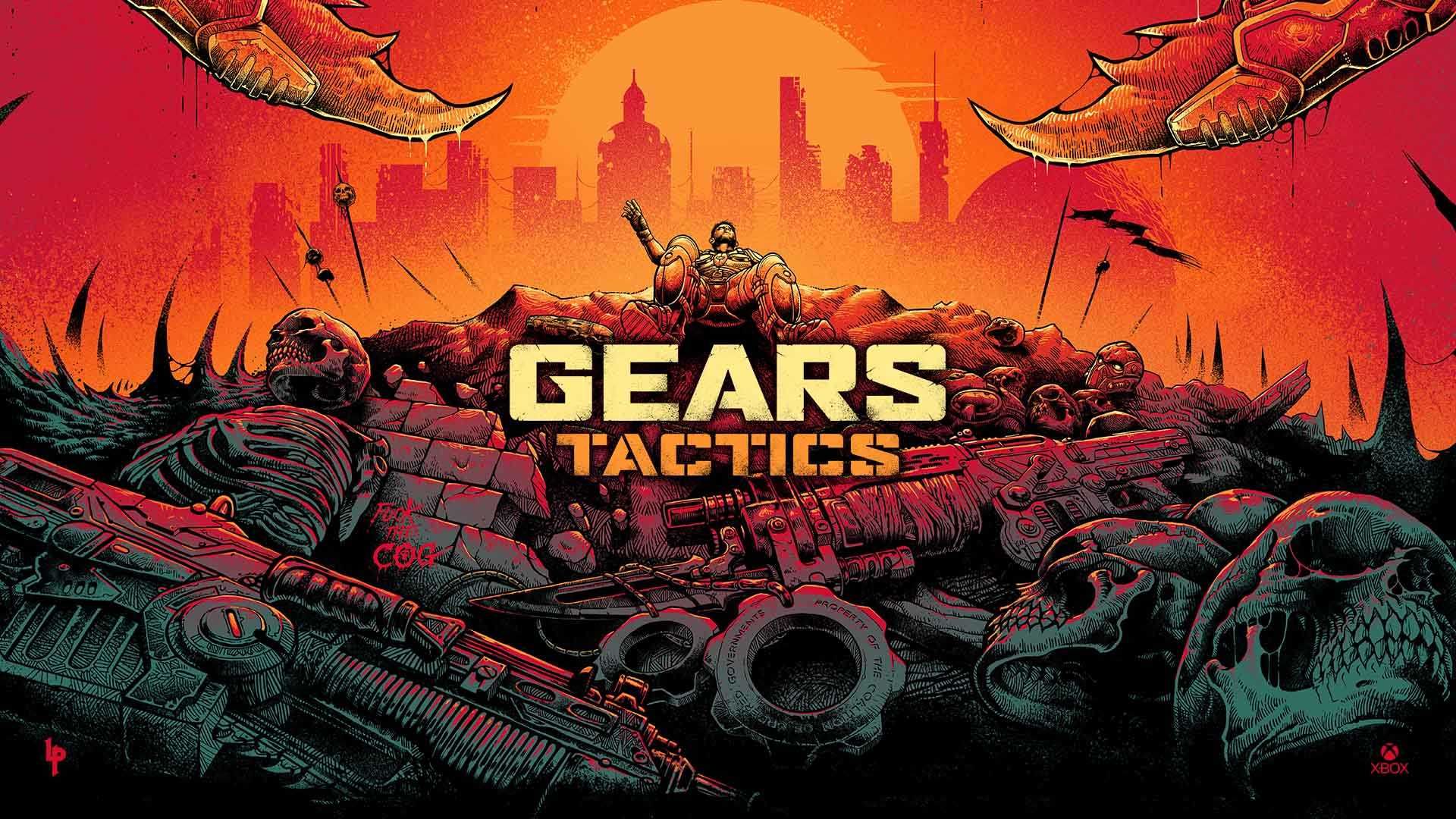 پوستری هنری از بازی Gears Tactics