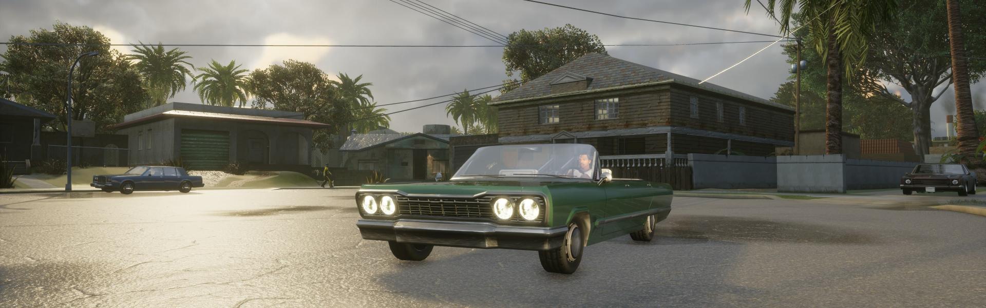 ماشین سبز در بازی GTA: The Trilogy – The Definitive Edition