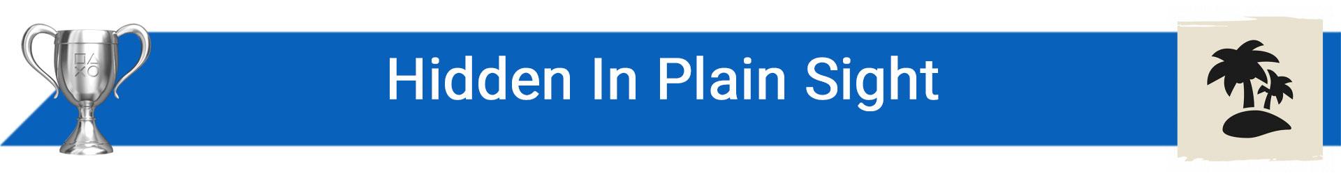 تروفی Hidden In Plain Sight