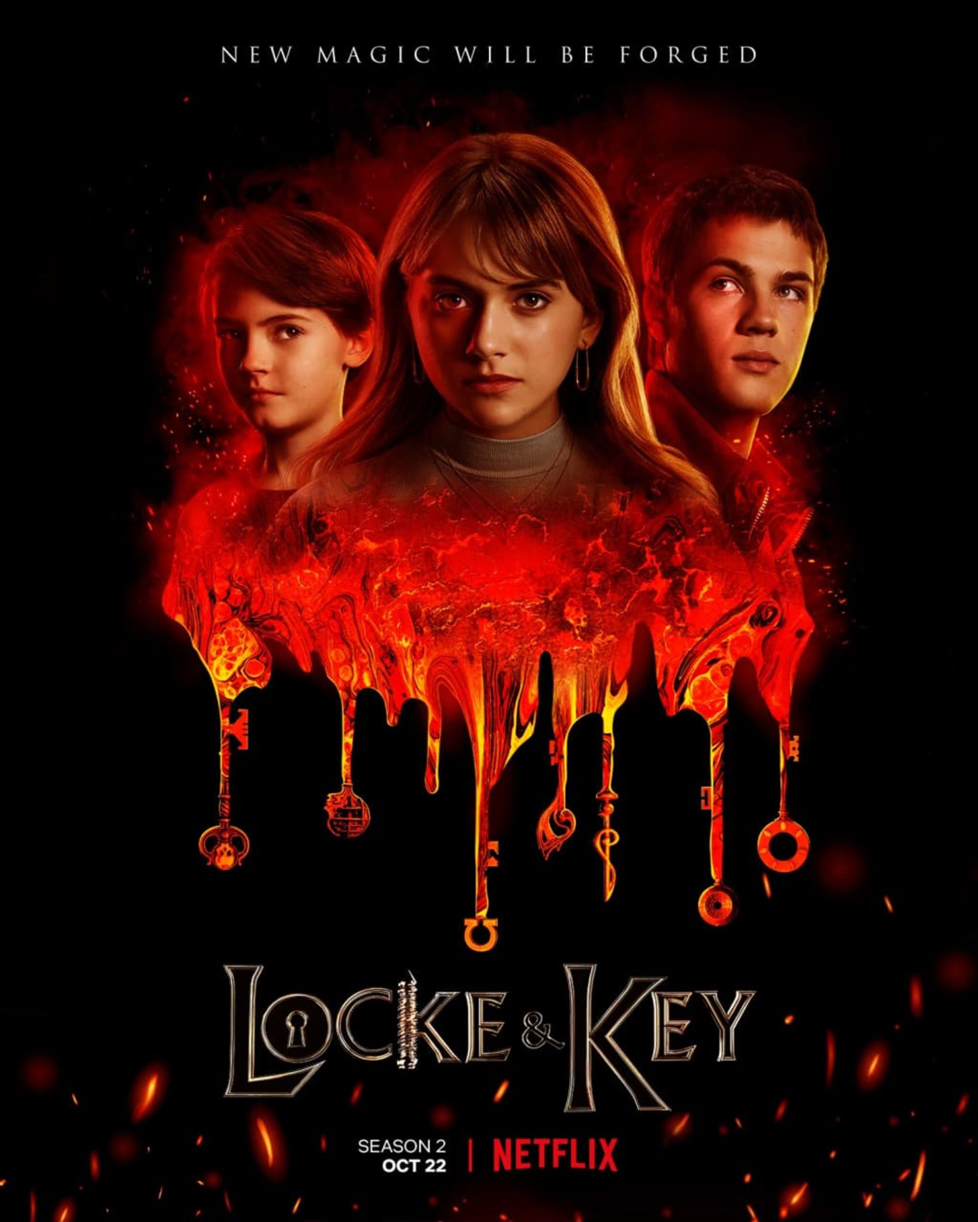 پوستر فصل دوم سریال Locke and Key