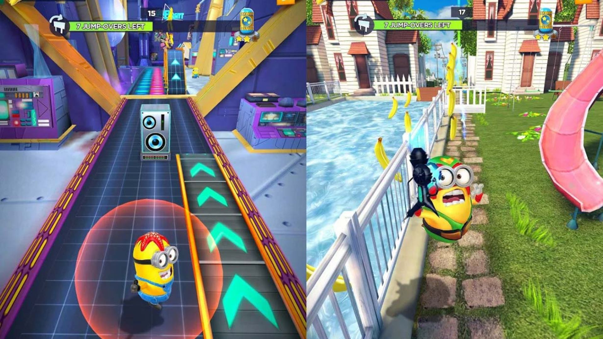 فرار مینیون در Minion Rush: infinite run