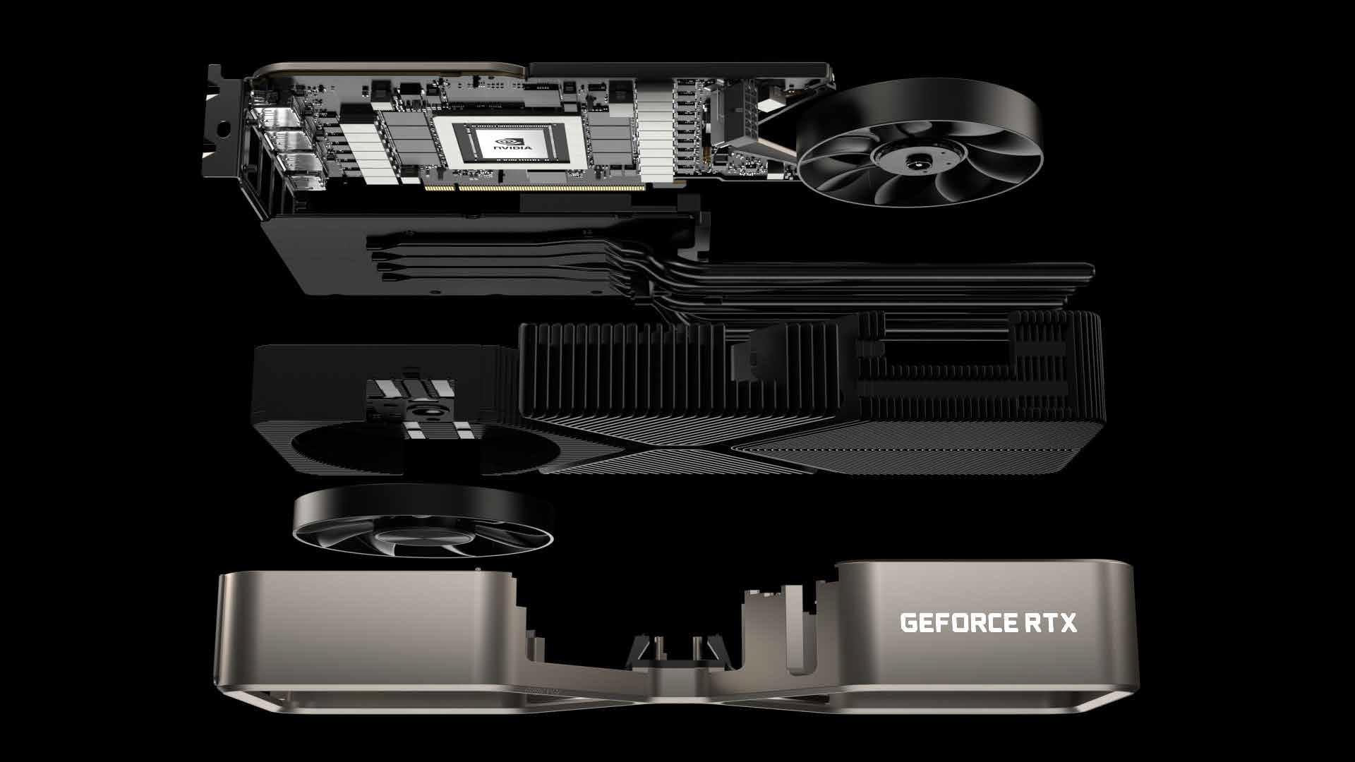 قطعات داخلی کارت گرافیک RTX 30