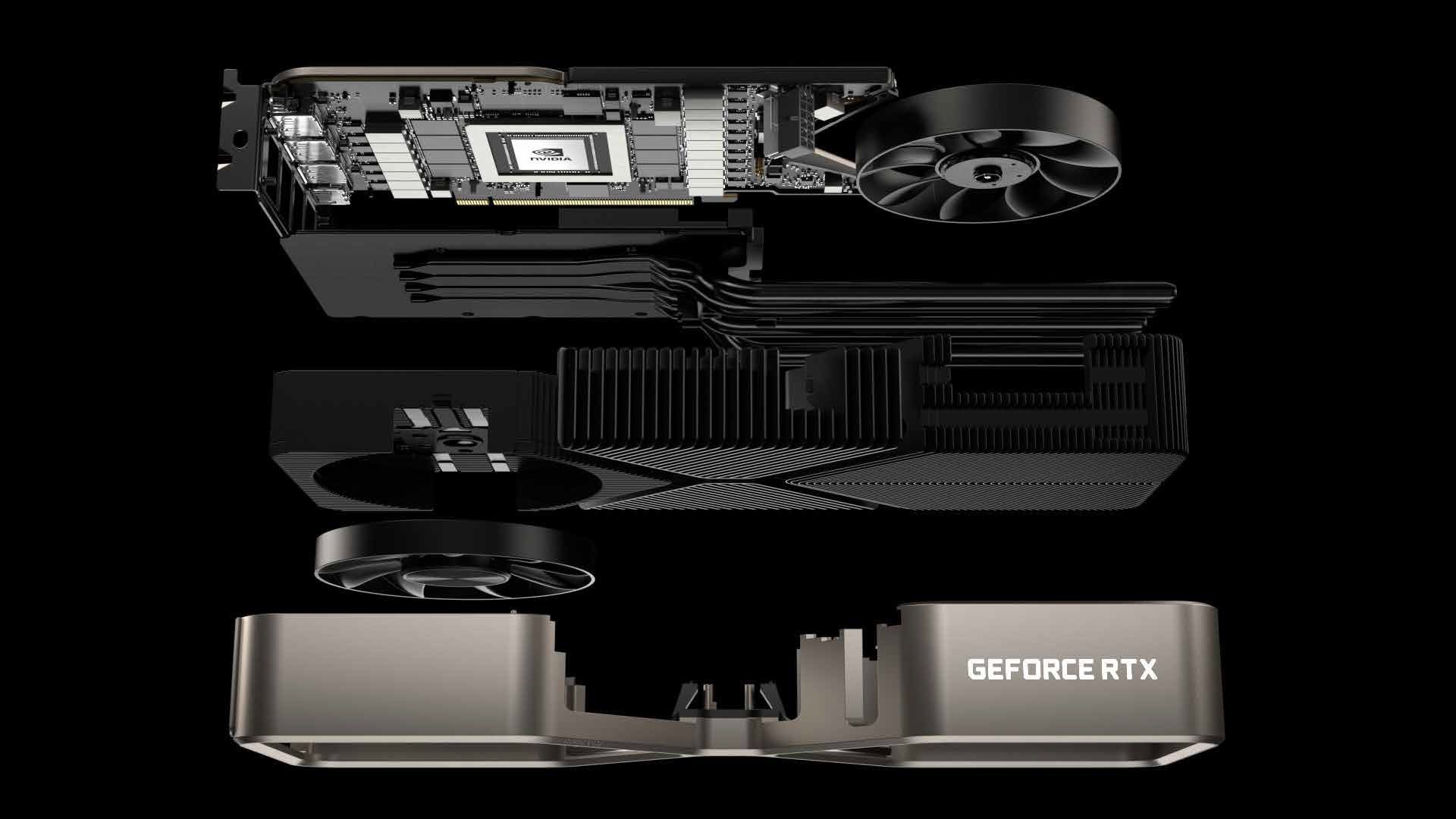 قطعات داخلی کارت گرافیک RTX 30