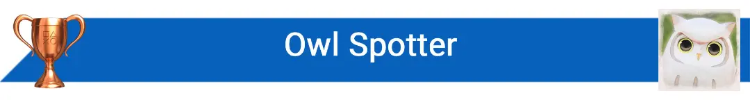 تروفی Owl Spotter