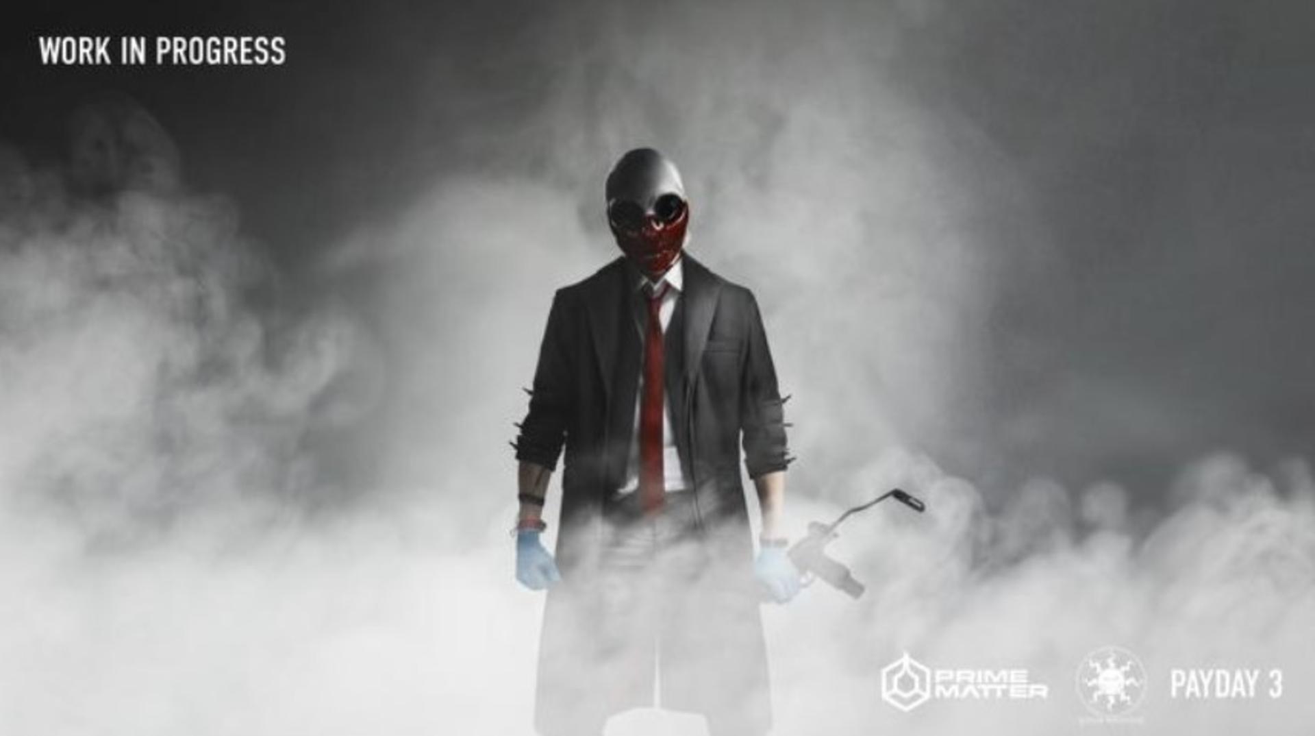 تصویری هنری از بازی payday3