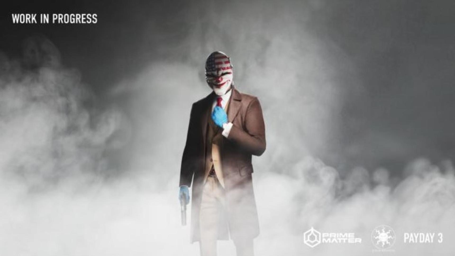 تصویری هنری از بازی payday3