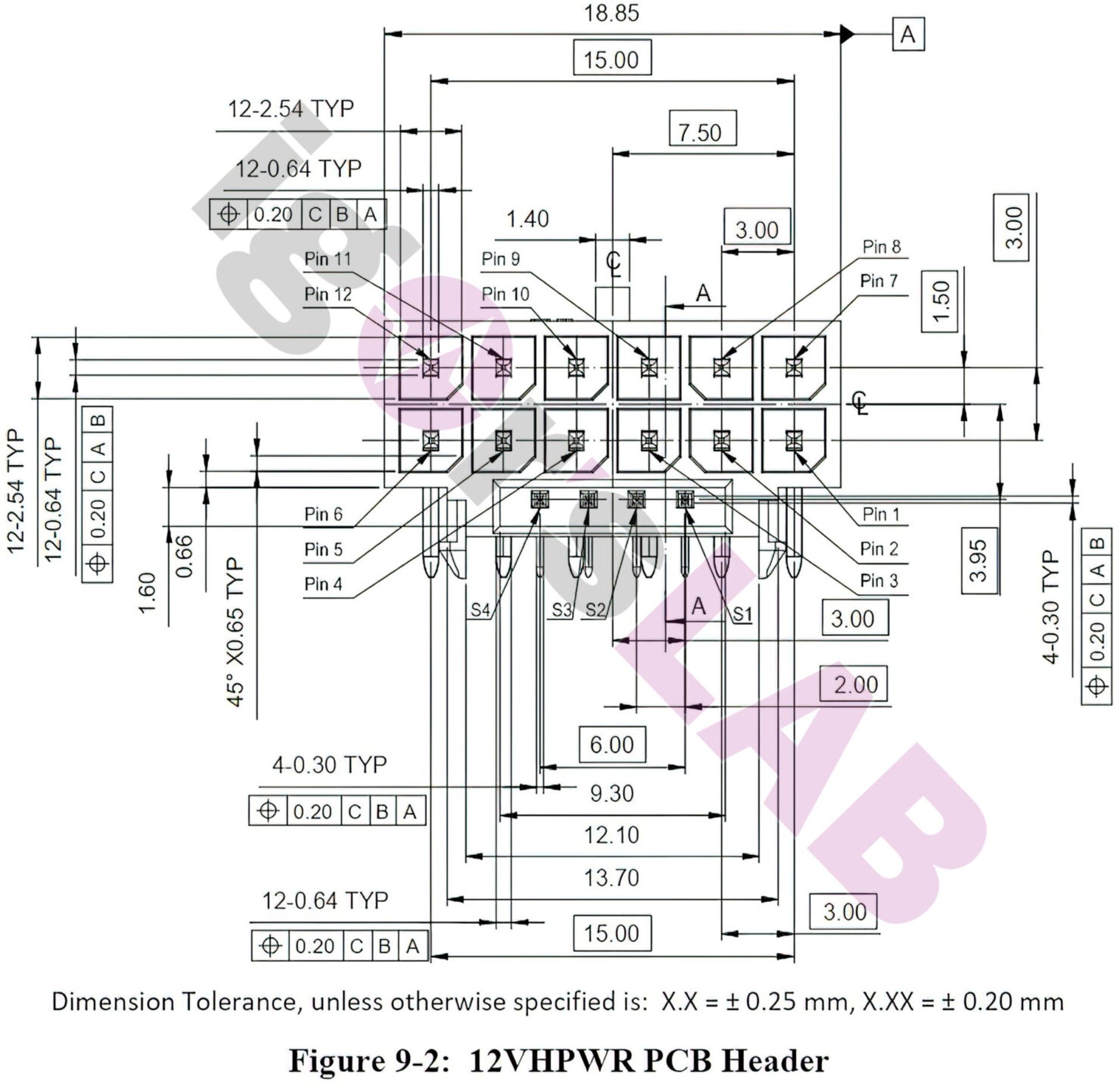 شماتیک کانکتور PCIe 5.0