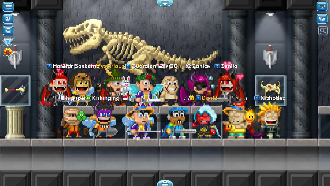 بازی اندروید Pixel Worlds: MMO Sandbox