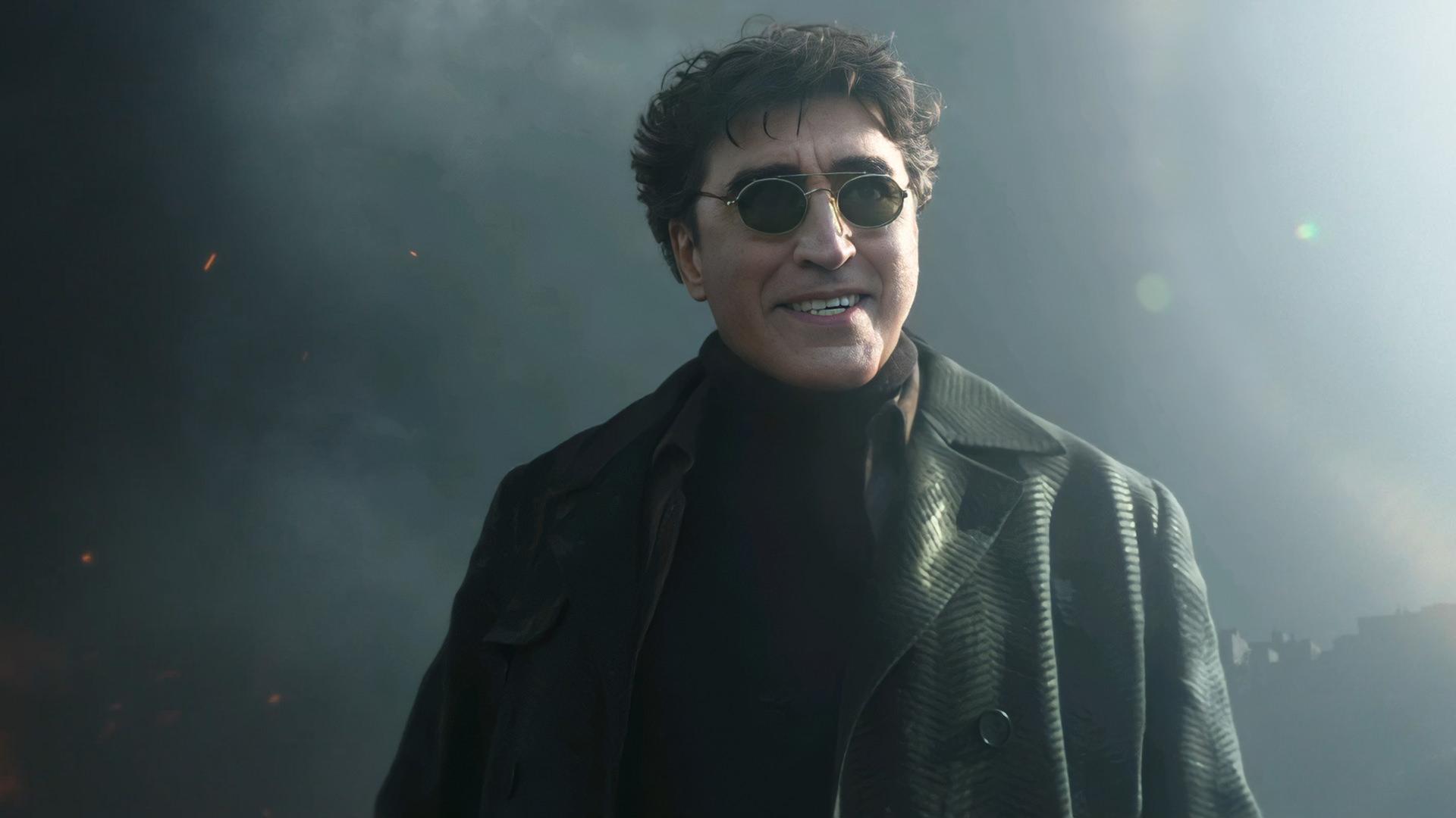ورود دکتر اختاپوس با بازی آلفرد مولینا در فیلم Spider-Man: No Way Home و سلام کردن به پیتر پارکر