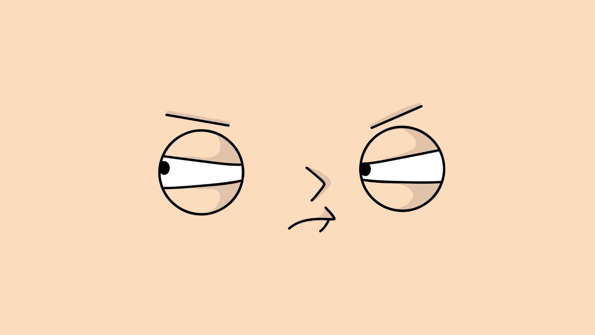 تصویری از صورت شخصیت استووی در سریال Family Guy