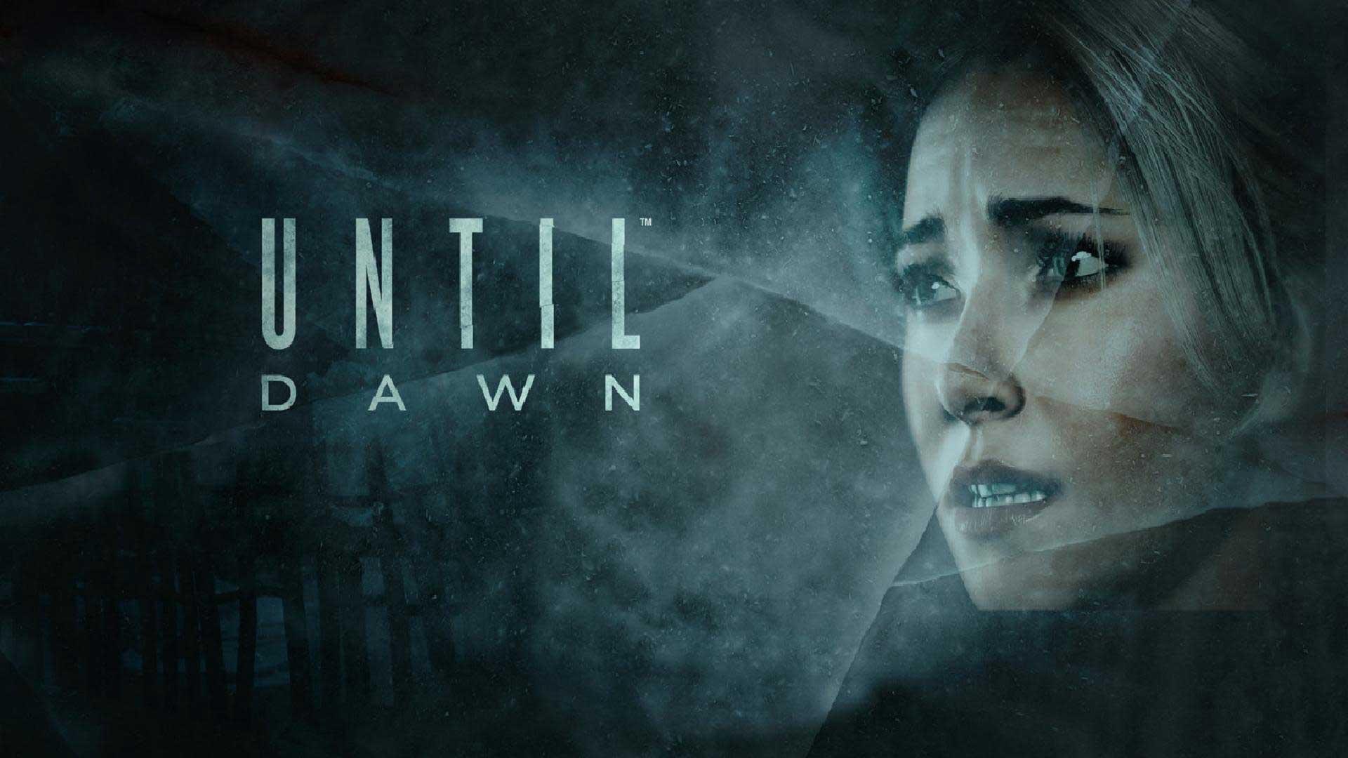 دختر جوان ترسیده در والپیپر رسمی بازی Until Dawn