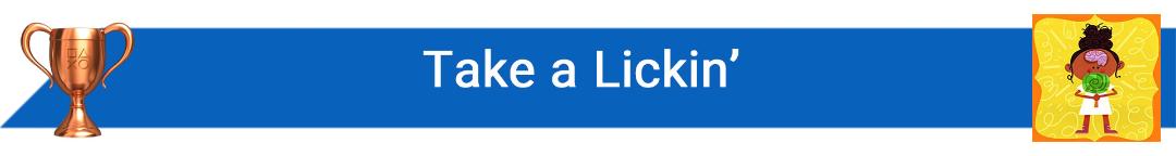تروفی Take a Lickin’