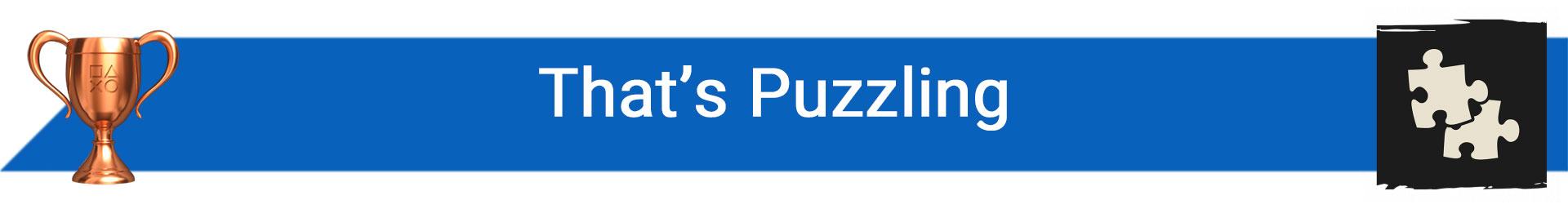 تروفی That’s Puzzling