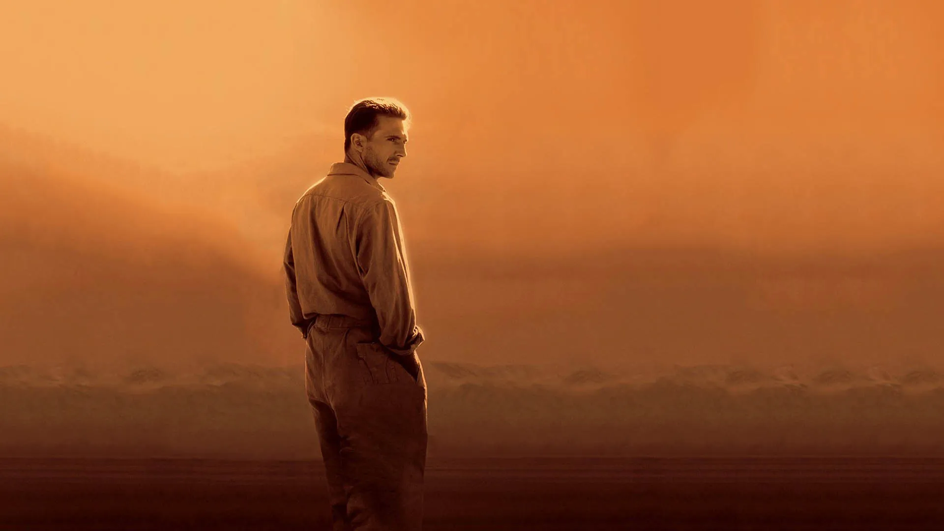 رالف فاینس در  کاور فیلم The English Patient