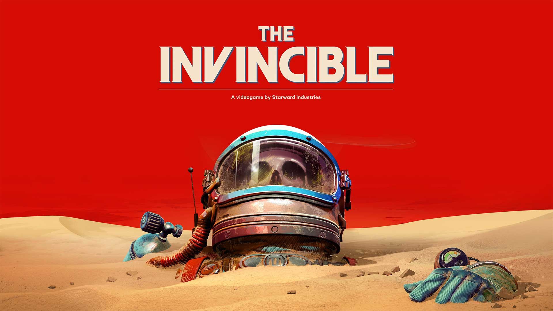 بازی The Invincible سر مرد با کلاه فضانوردی در دل شن
