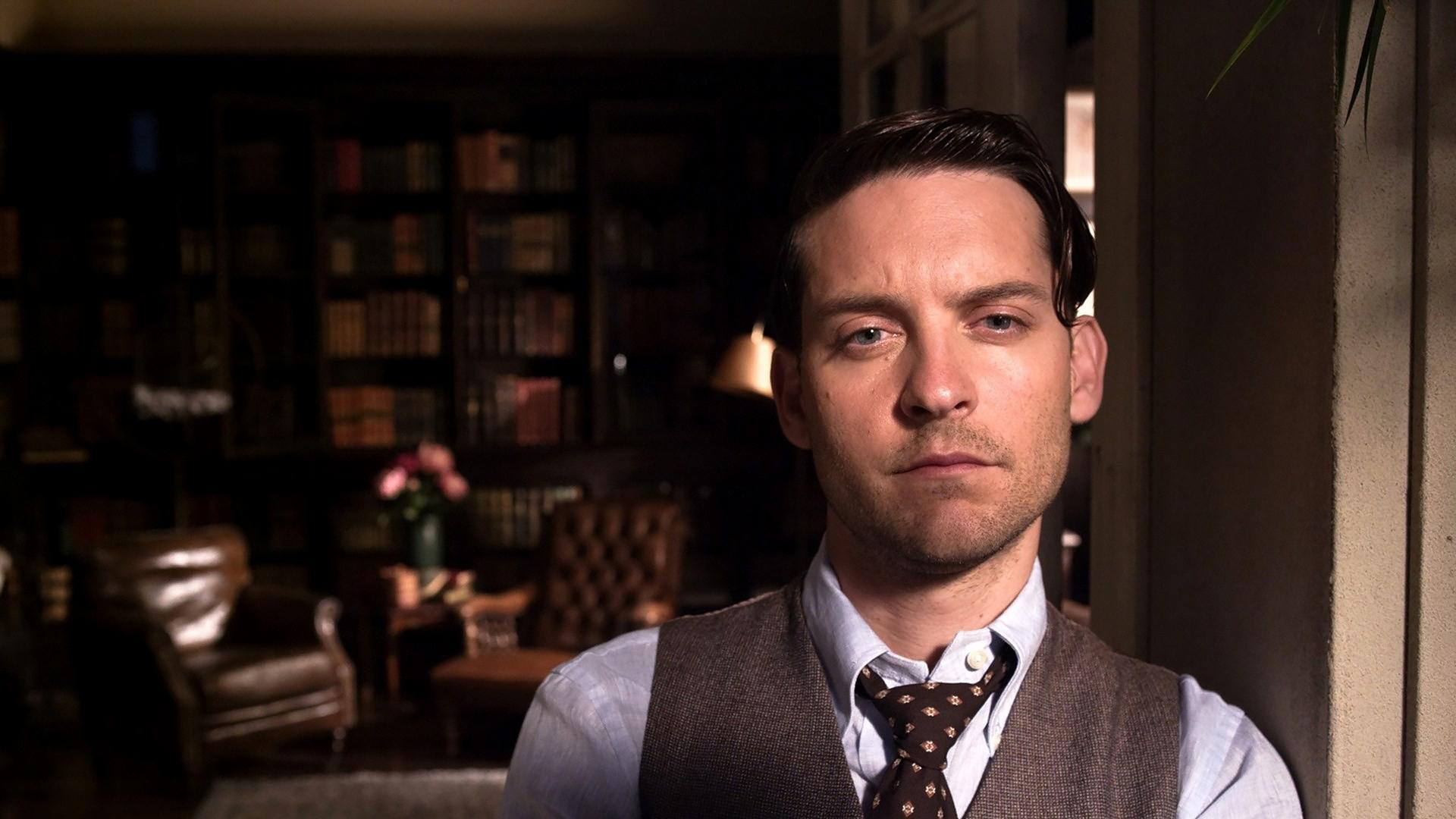 تصویری از توبی مگوایر در فیلم The Great Gatsby
