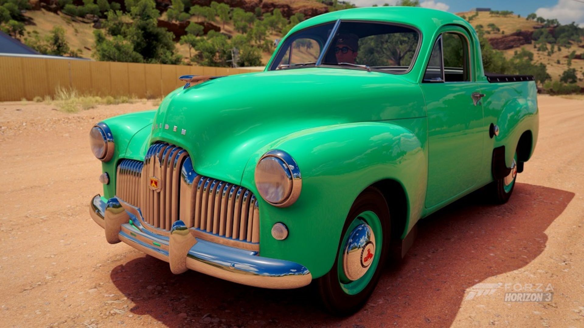 نمای سه چهارم 1951 Holden FX Ute