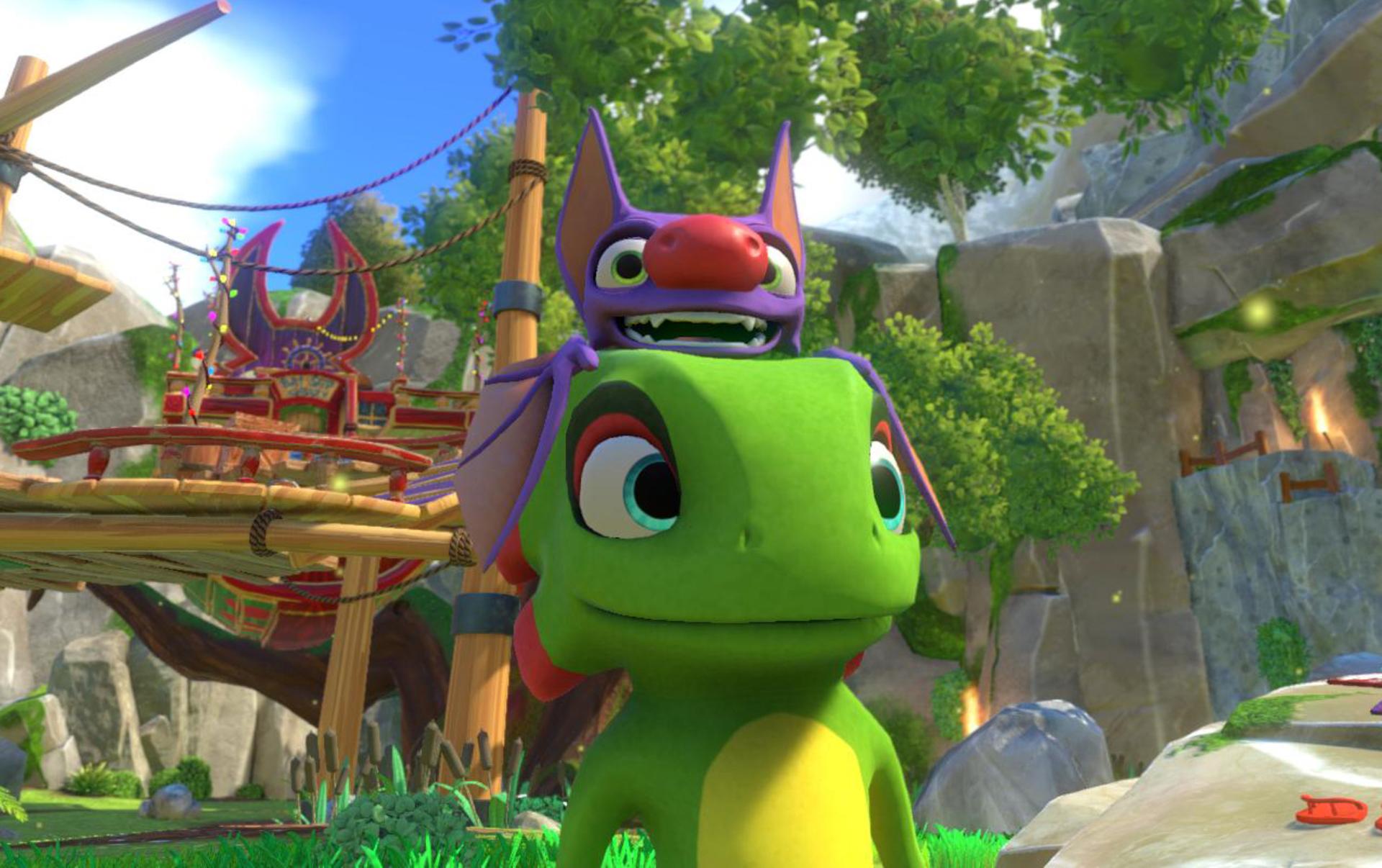 گیم پلی بازی Yooka-Laylee